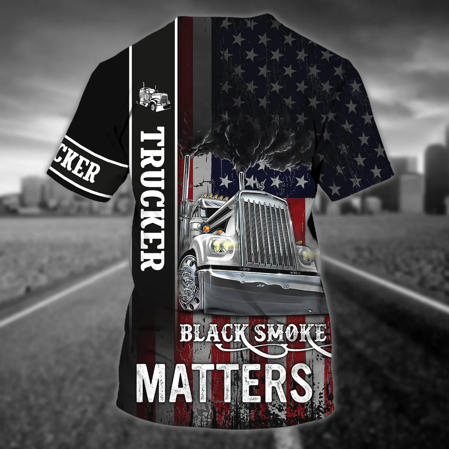 TRUCKER 86- Personalized Name 3D Tshirt - BY97