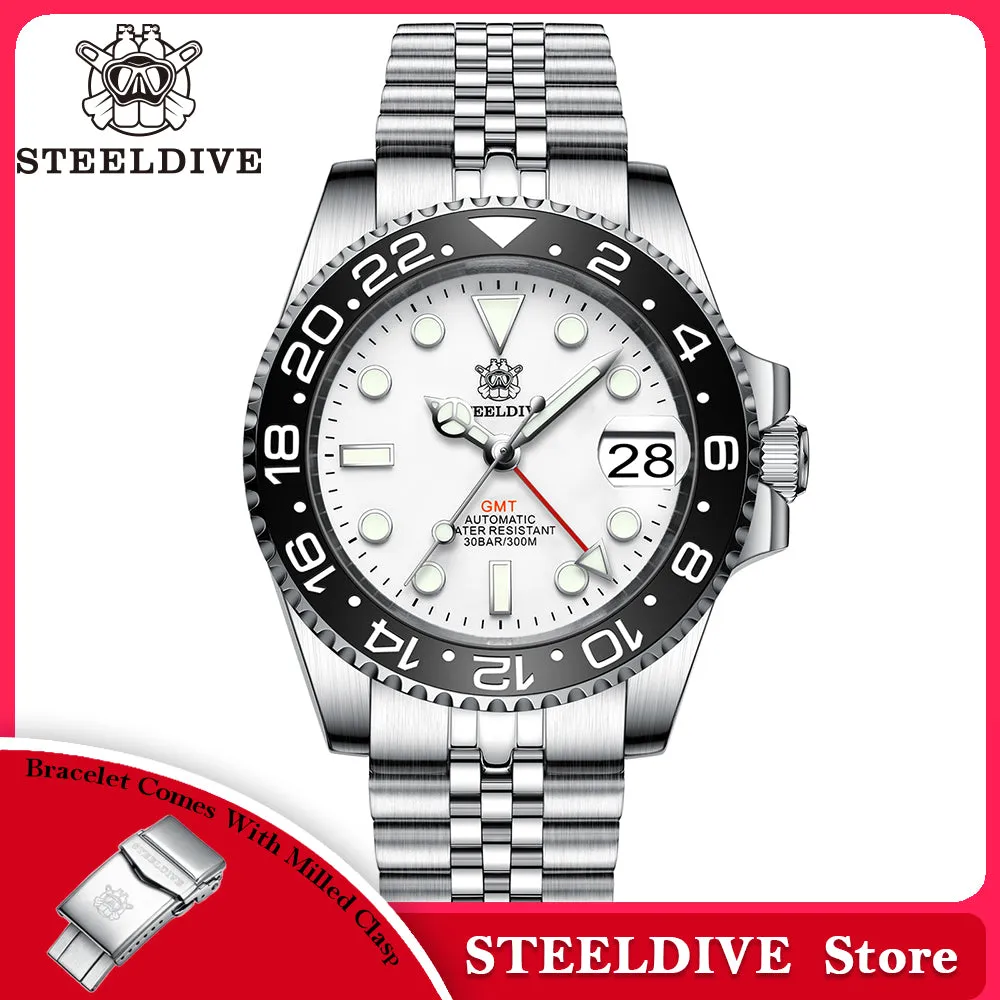 UK Warehouse- Steeldive SD1993 NH34 GMT Automatic Watch