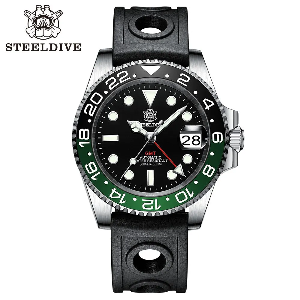 UK Warehouse- Steeldive SD1993 NH34 GMT Automatic Watch