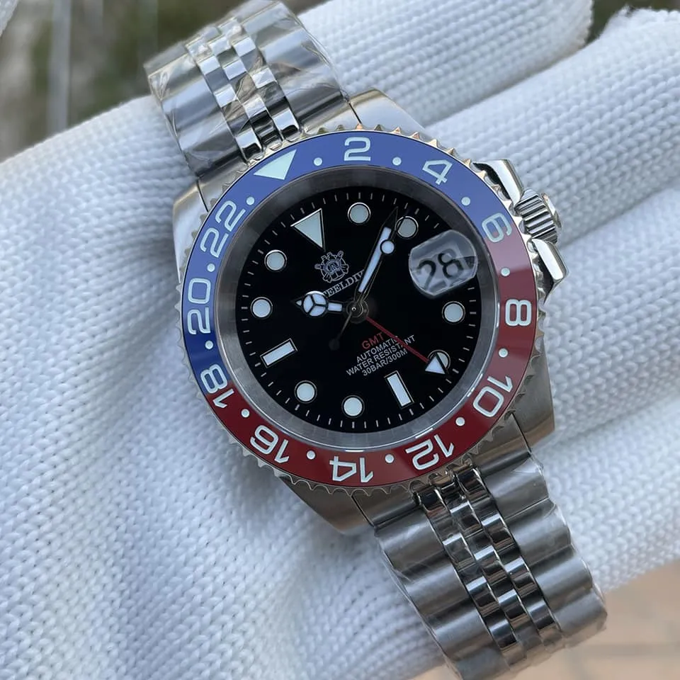 UK Warehouse- Steeldive SD1993 NH34 GMT Automatic Watch