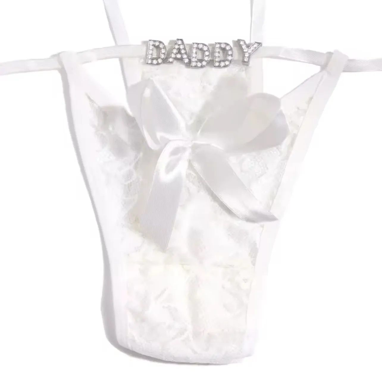 “Very Special” Personalized Crystal Letter G-String Panty