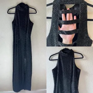 Vintage 90s beaded formal elegant goth romantic grunge witchy fairy dark vampire