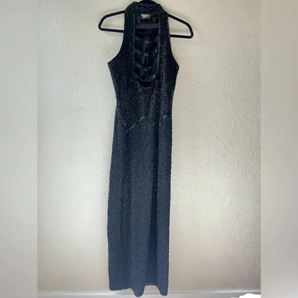 Vintage 90s beaded formal elegant goth romantic grunge witchy fairy dark vampire