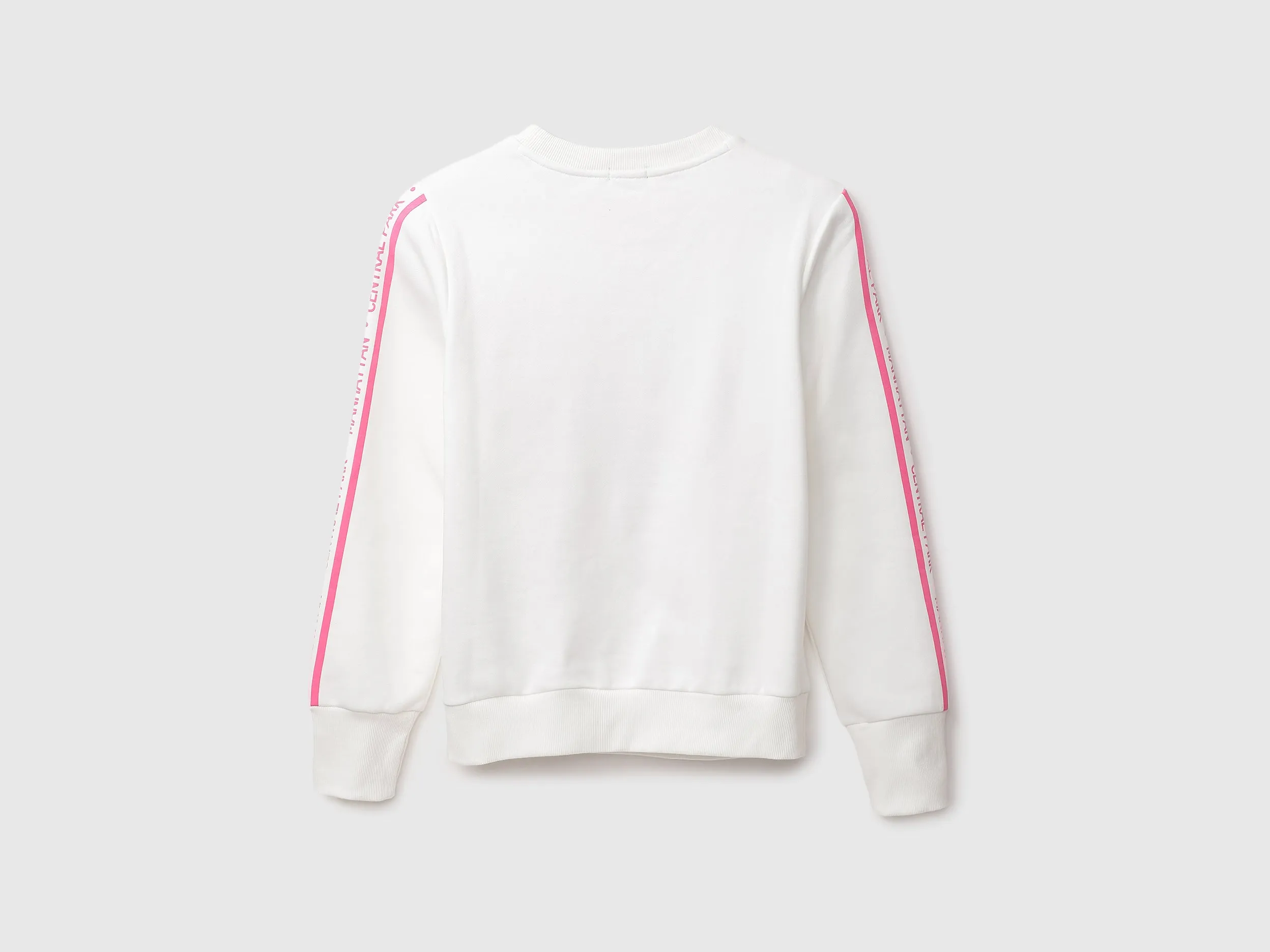 Women White Printed Closed Sweatshirt
