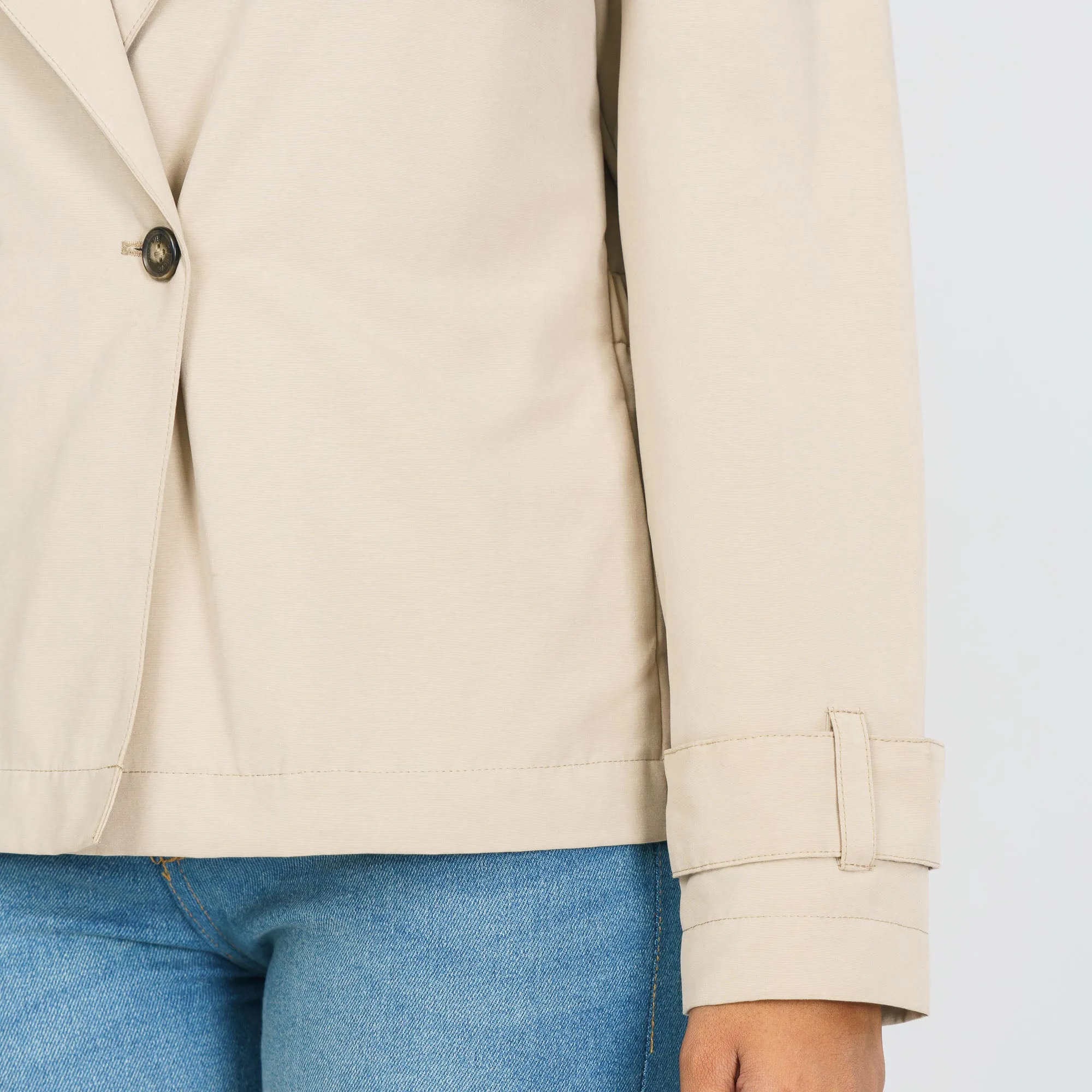 Womens Tan Trench Coat